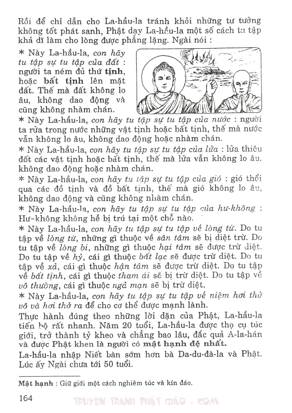 Thập Đại Đệ Tử - La Hầu La