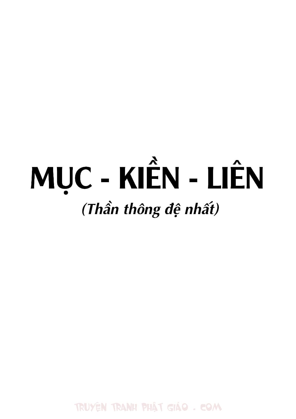 Thập Đại Đệ Tử - Mục Kiền Liên