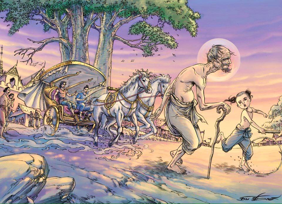 Lược sử Đức Phật - 63 tranh - Thái Lan