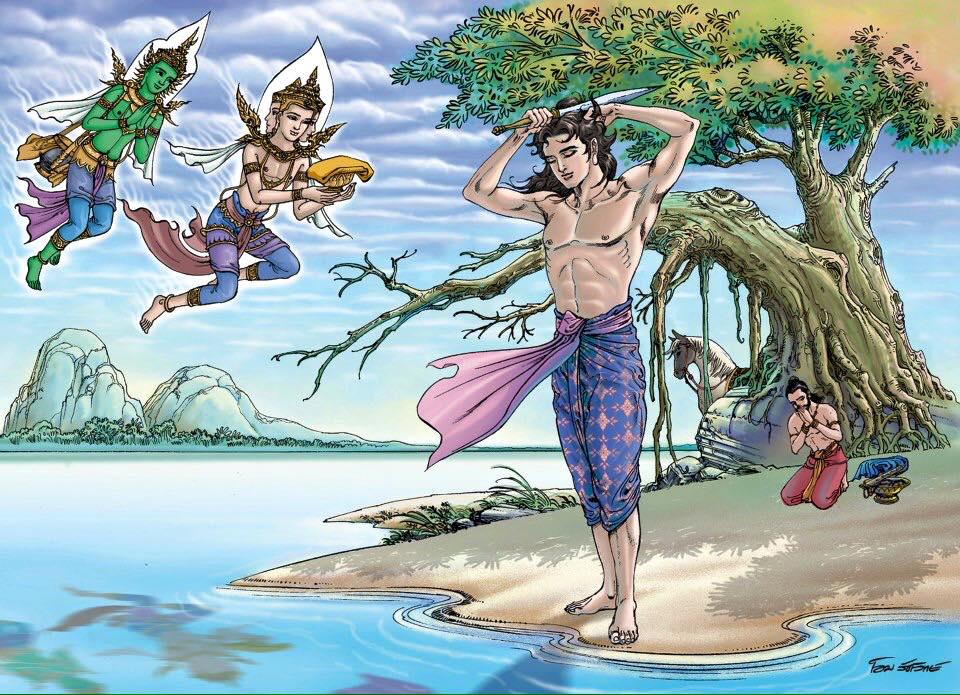 Lược sử Đức Phật - 63 tranh - Thái Lan