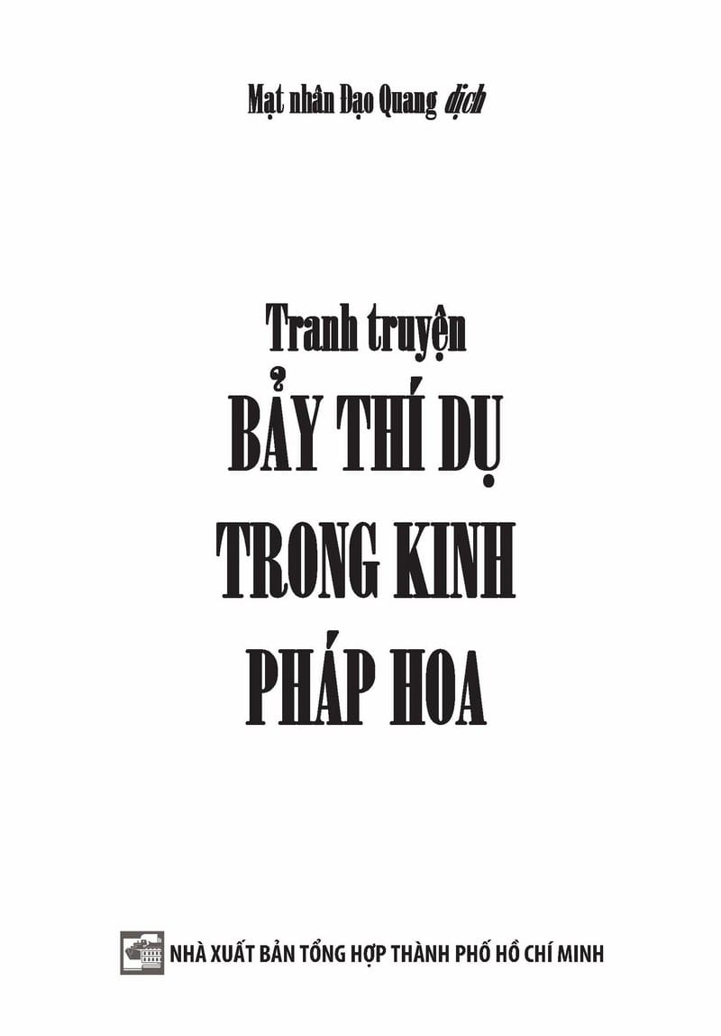 Bảy Thí Dụ Trong Kinh Pháp Hoa
