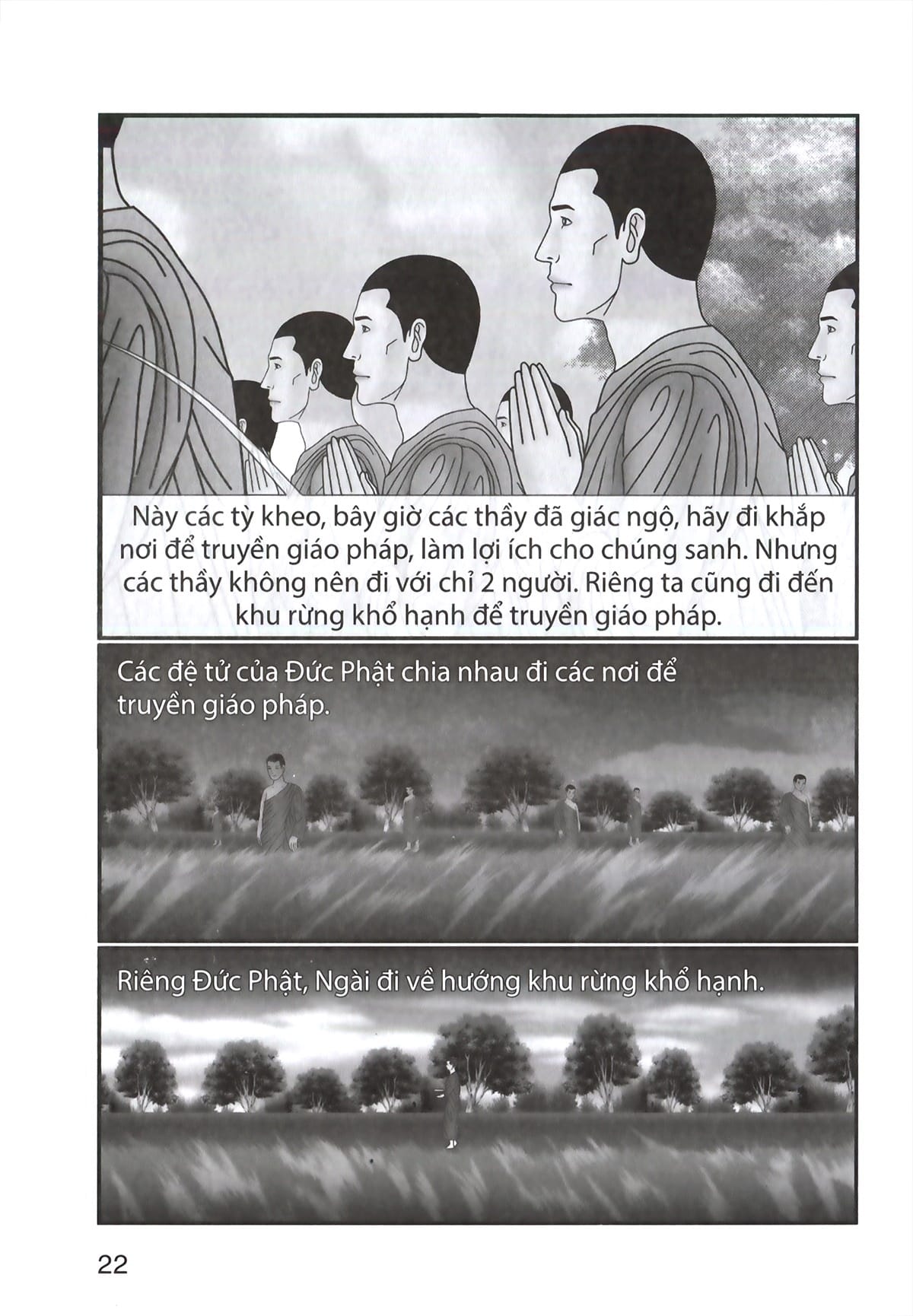 Truyện Tranh Đức Phật Thích Ca - Từ Xuất Gia Đến Hành Đạo - Tập 2