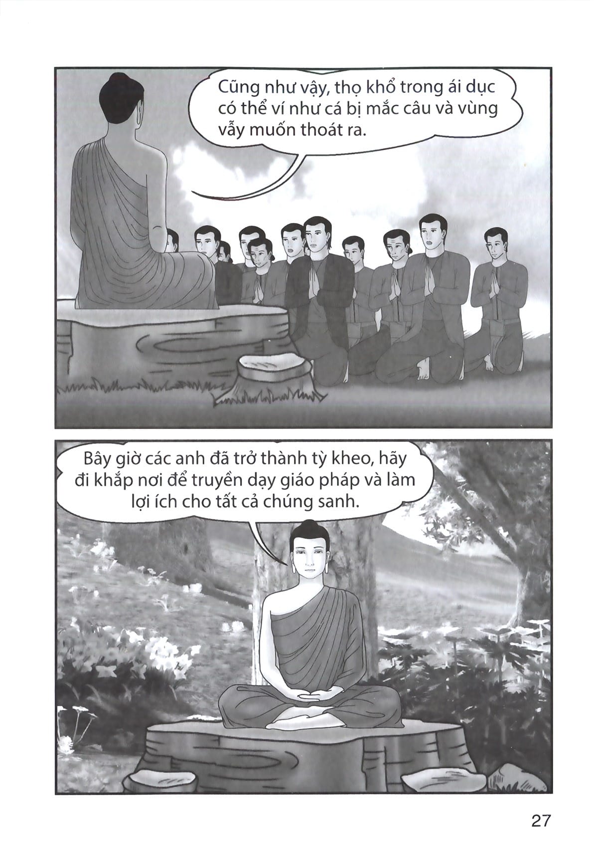 Truyện Tranh Đức Phật Thích Ca - Từ Xuất Gia Đến Hành Đạo - Tập 2