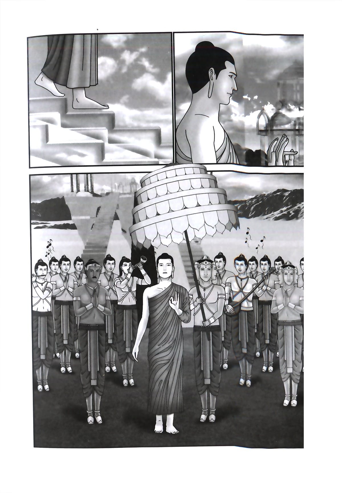 Truyện Tranh Đức Phật Thích Ca - Từ Hành Đạo Đến Nhập Niết Bàn - Tập 3