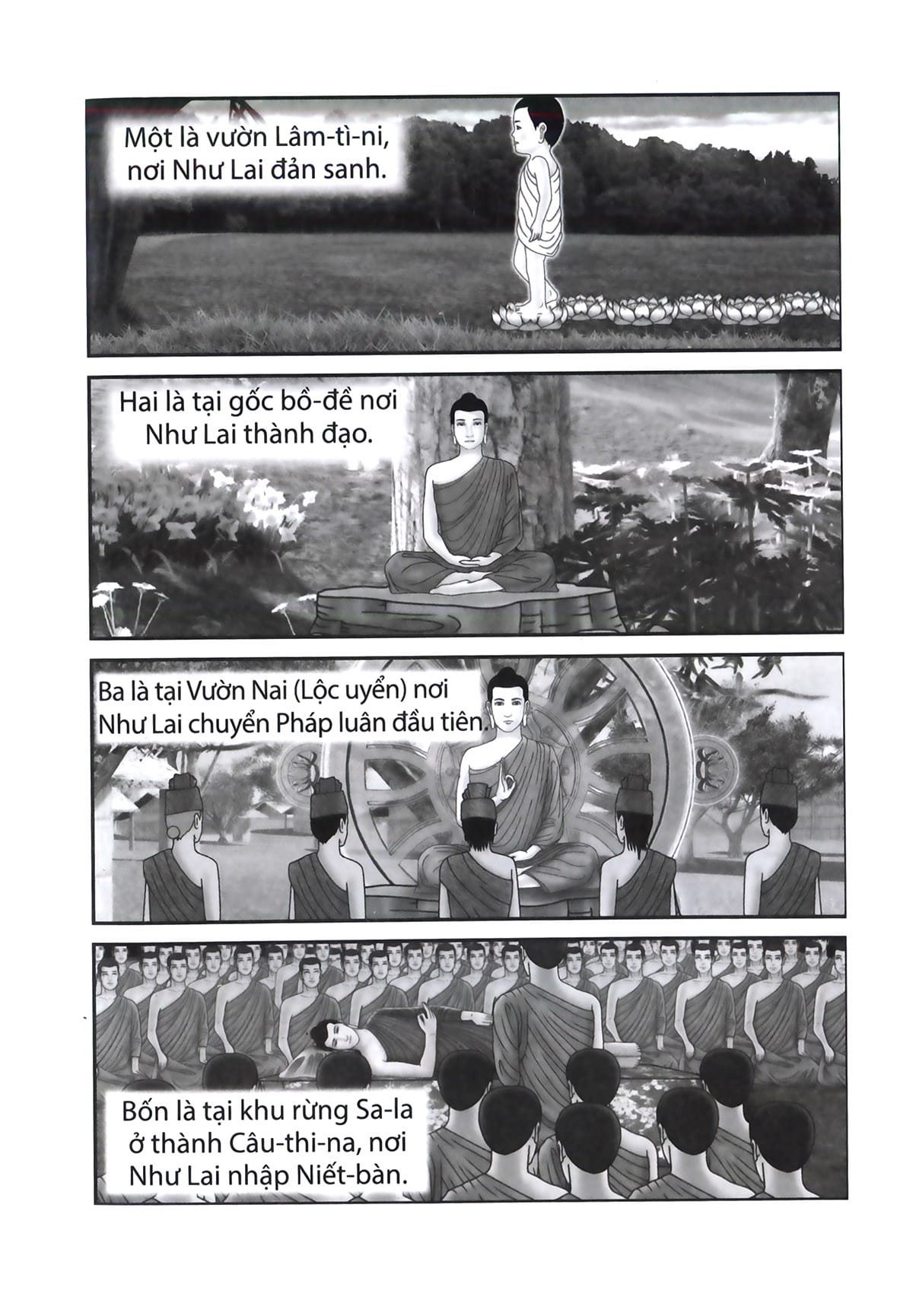 Truyện Tranh Đức Phật Thích Ca - Từ Hành Đạo Đến Nhập Niết Bàn - Tập 3