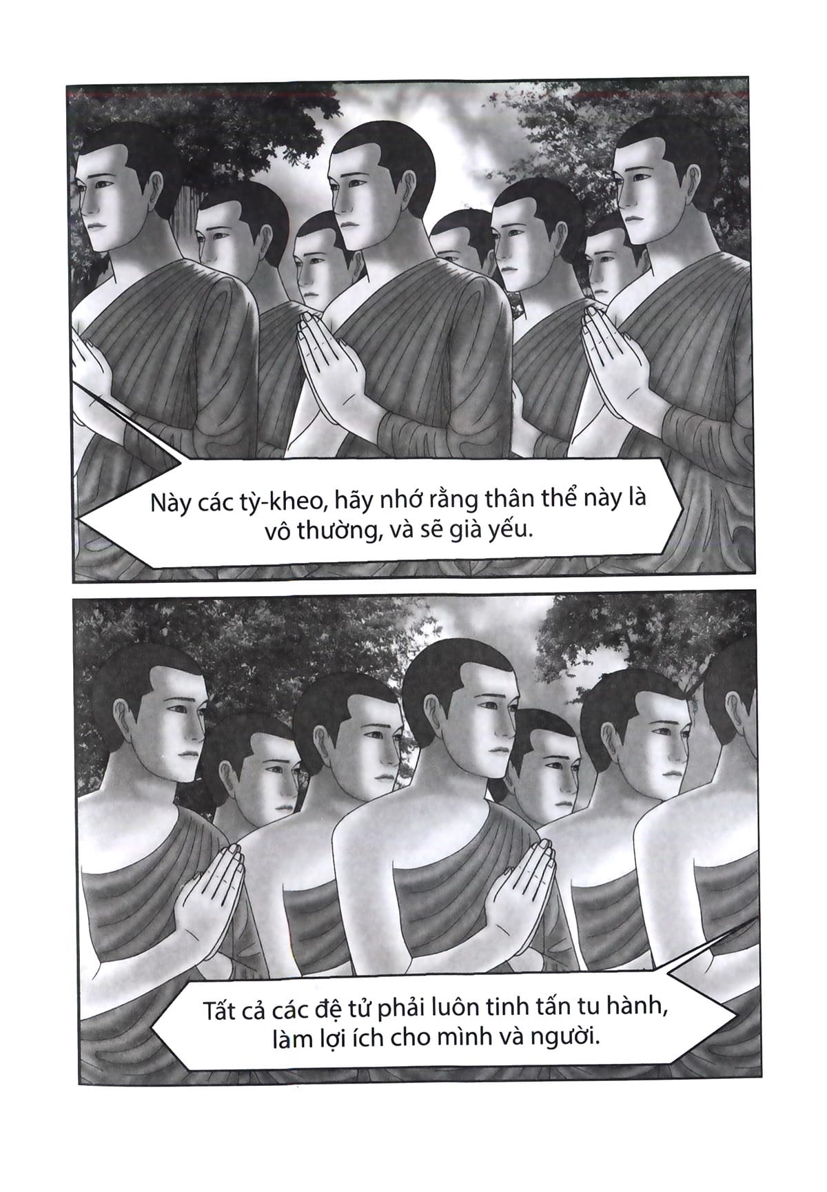 Truyện Tranh Đức Phật Thích Ca - Từ Hành Đạo Đến Nhập Niết Bàn - Tập 3