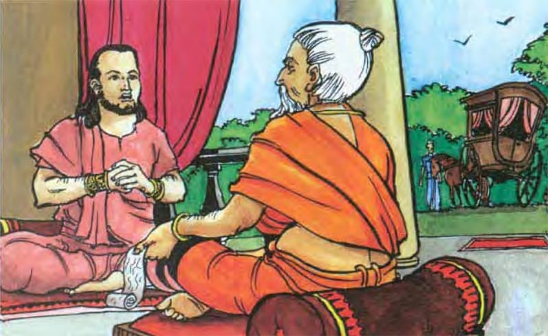 Bhaggavā nhờ Nhà chiêm tinh hoàng gia đoán vận mệnh con trai mình