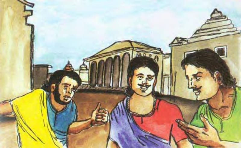 Bhaggavā lắng nghe mọi người bàn tán về hiện tượng bất thường