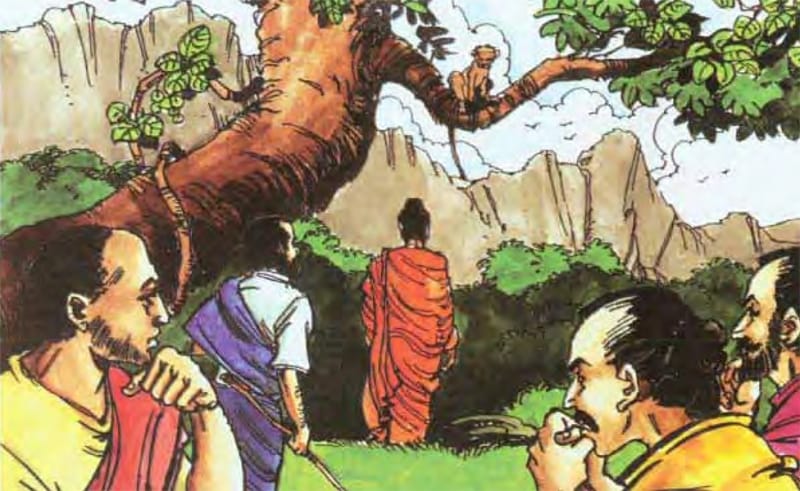 Dân làng lo lắng đến sự an toàn của Đức Phật