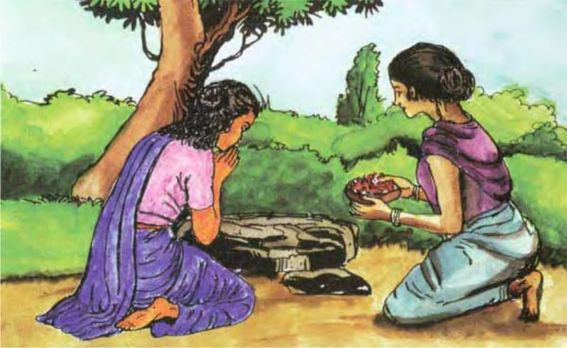 Nơi Tôn giả Angulimāla ngồi niệm chú trở nên linh thiêng