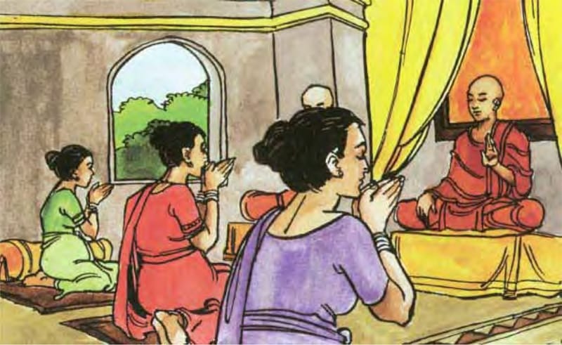 Cầu nguyện tôn giả Angulimāla trở thành một truyền thống