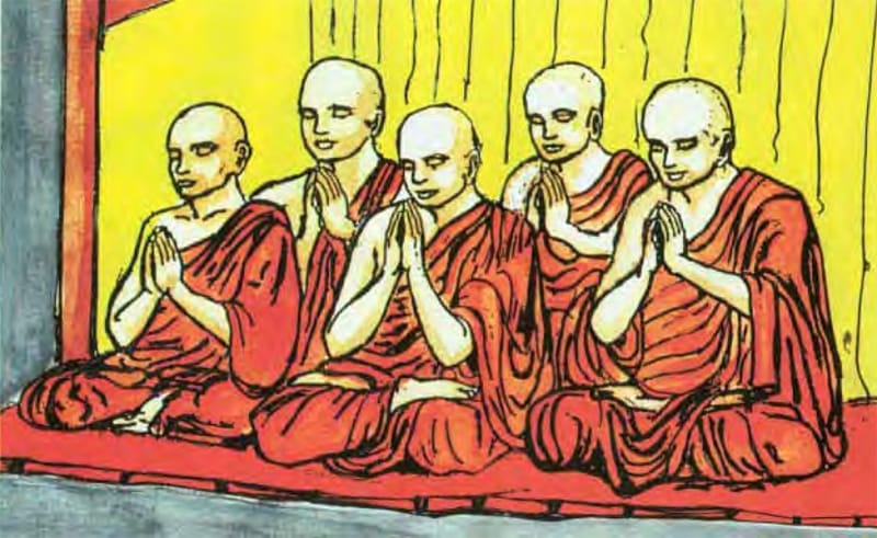 Niệm A la hán Angulimāla trở thành thực tập tôn giáo hàng ngày