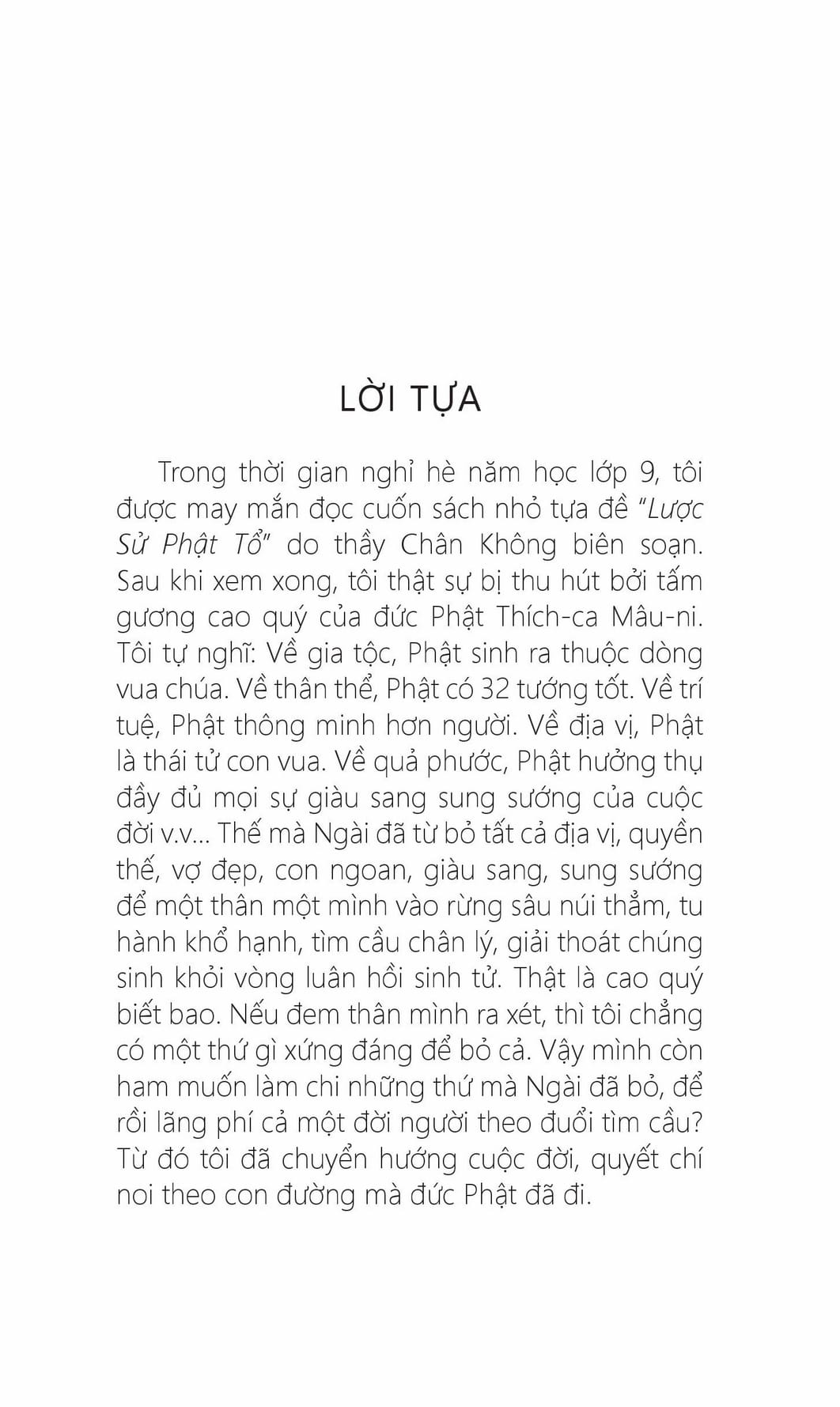 Lược Truyện Đức Phật Thích Ca