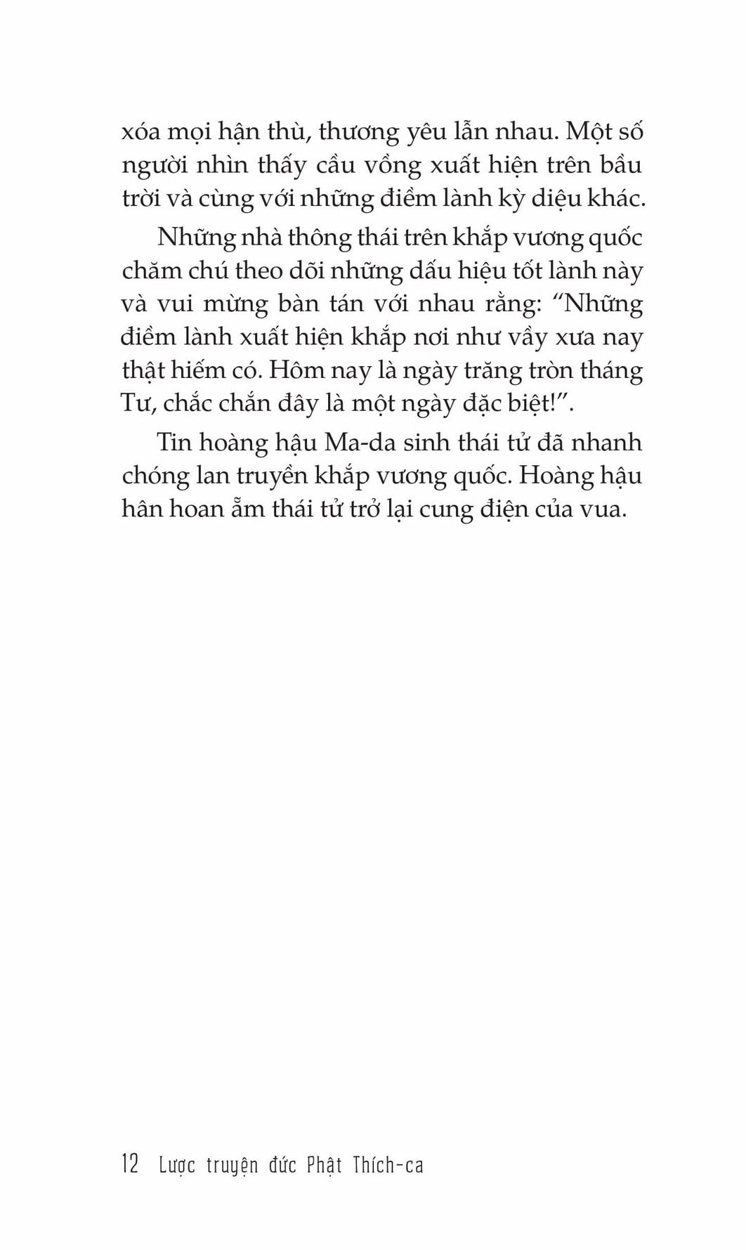 Lược Truyện Đức Phật Thích Ca