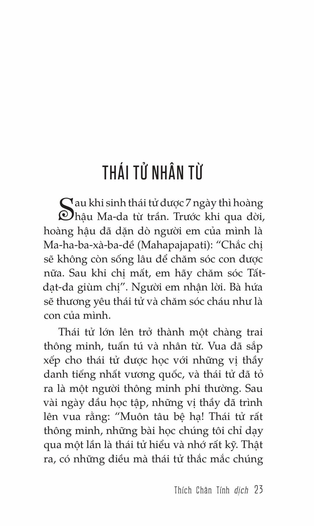 Lược Truyện Đức Phật Thích Ca