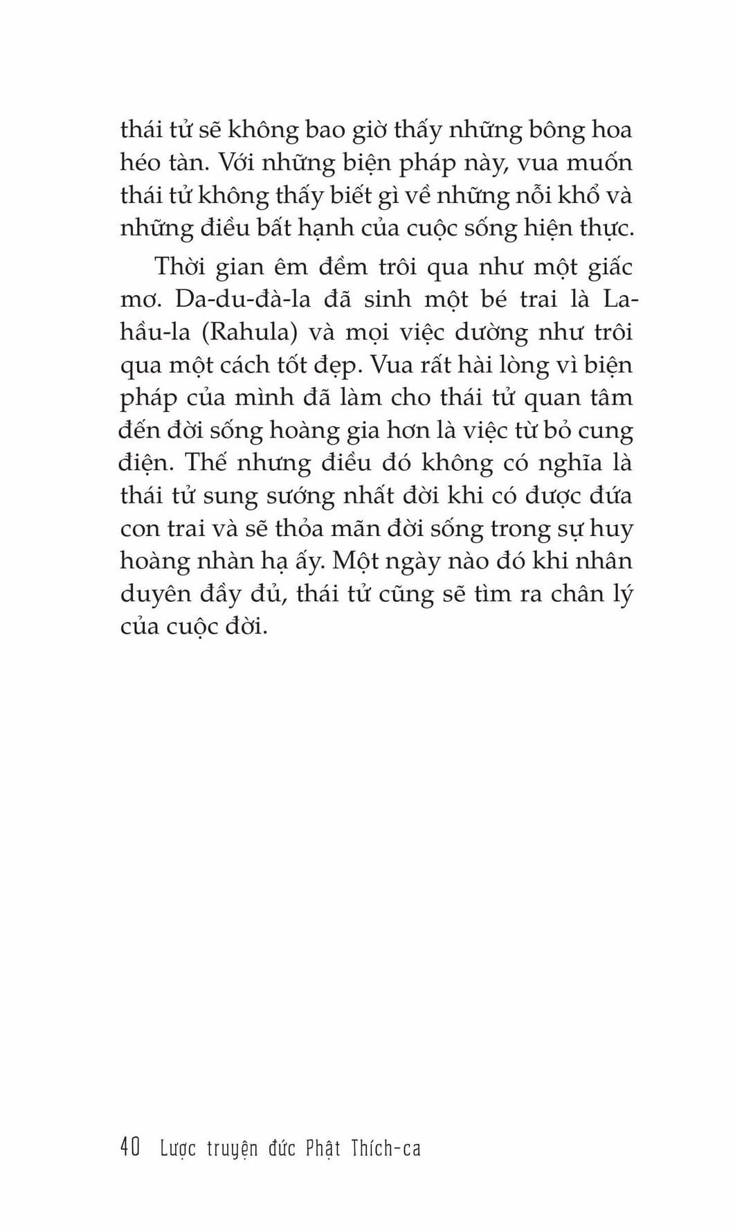 Lược Truyện Đức Phật Thích Ca