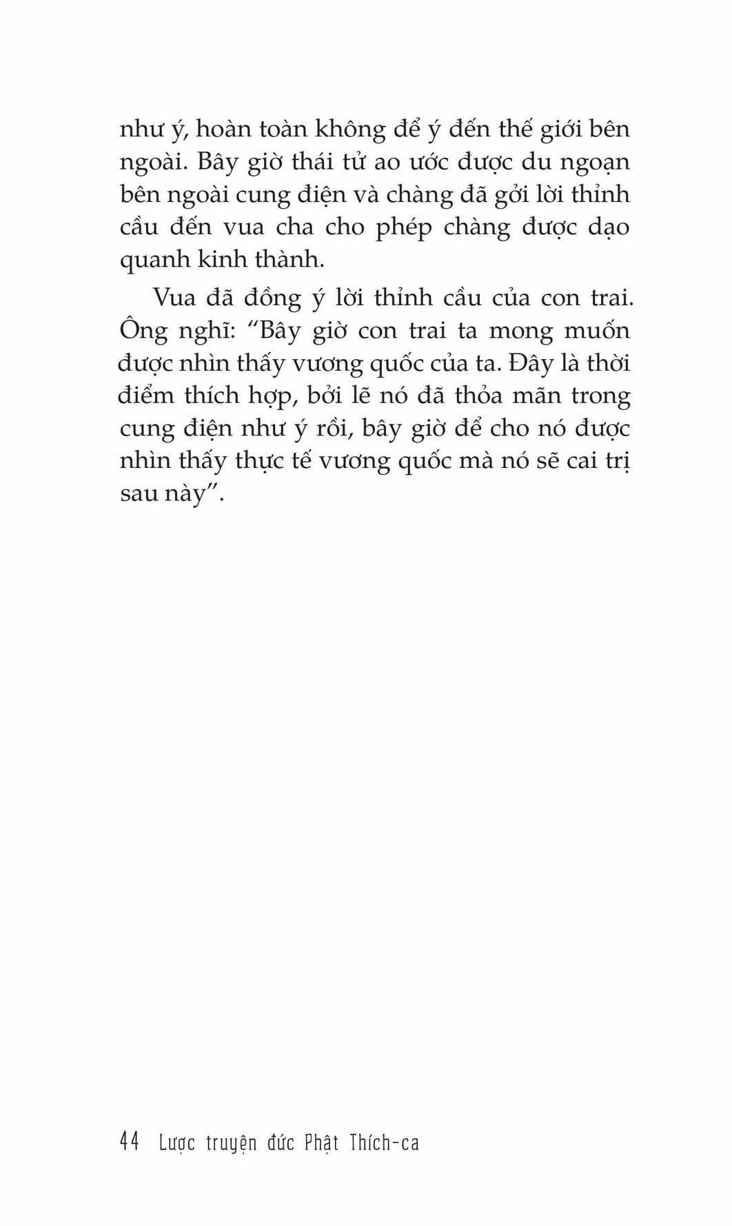 Lược Truyện Đức Phật Thích Ca