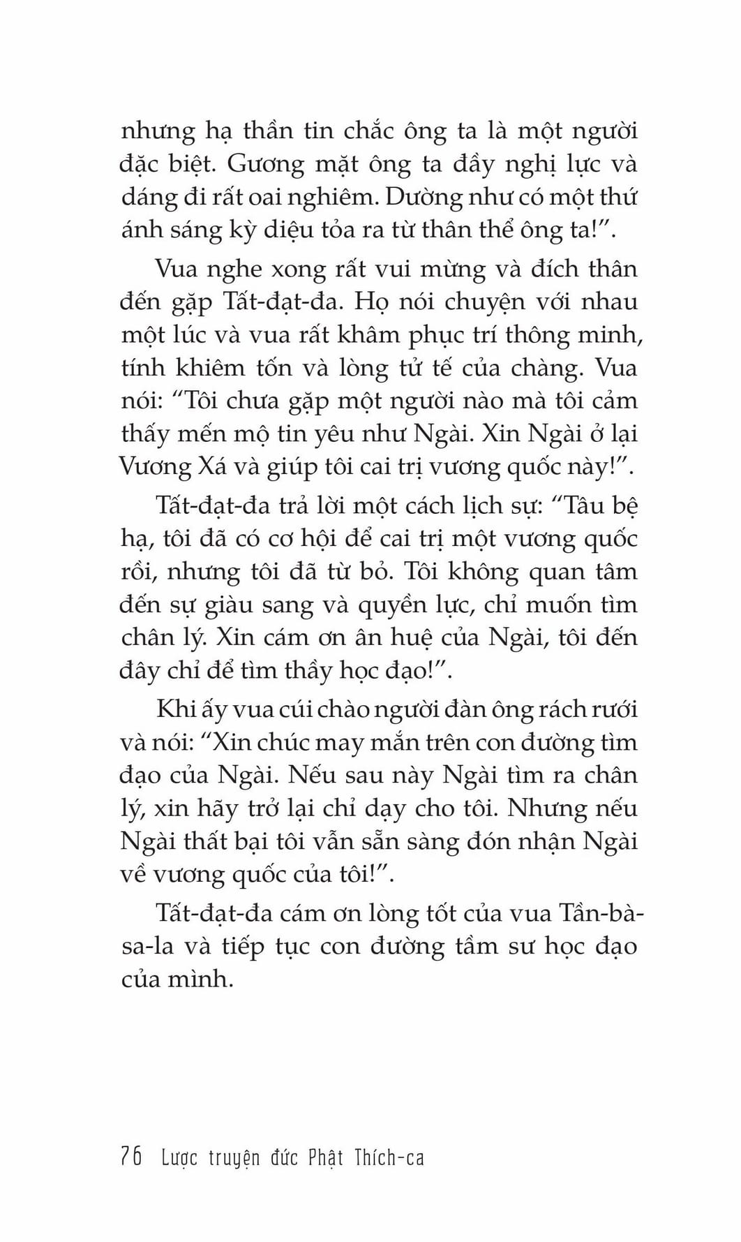 Lược Truyện Đức Phật Thích Ca