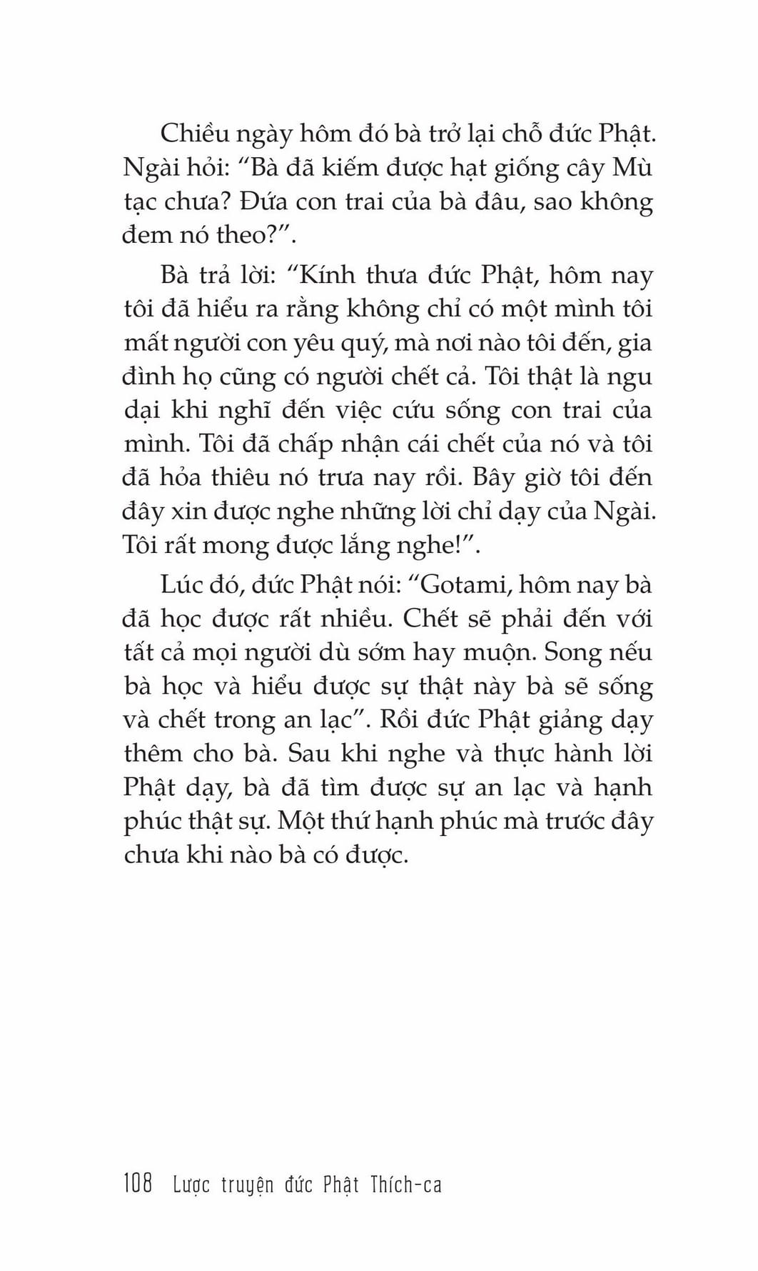 Lược Truyện Đức Phật Thích Ca