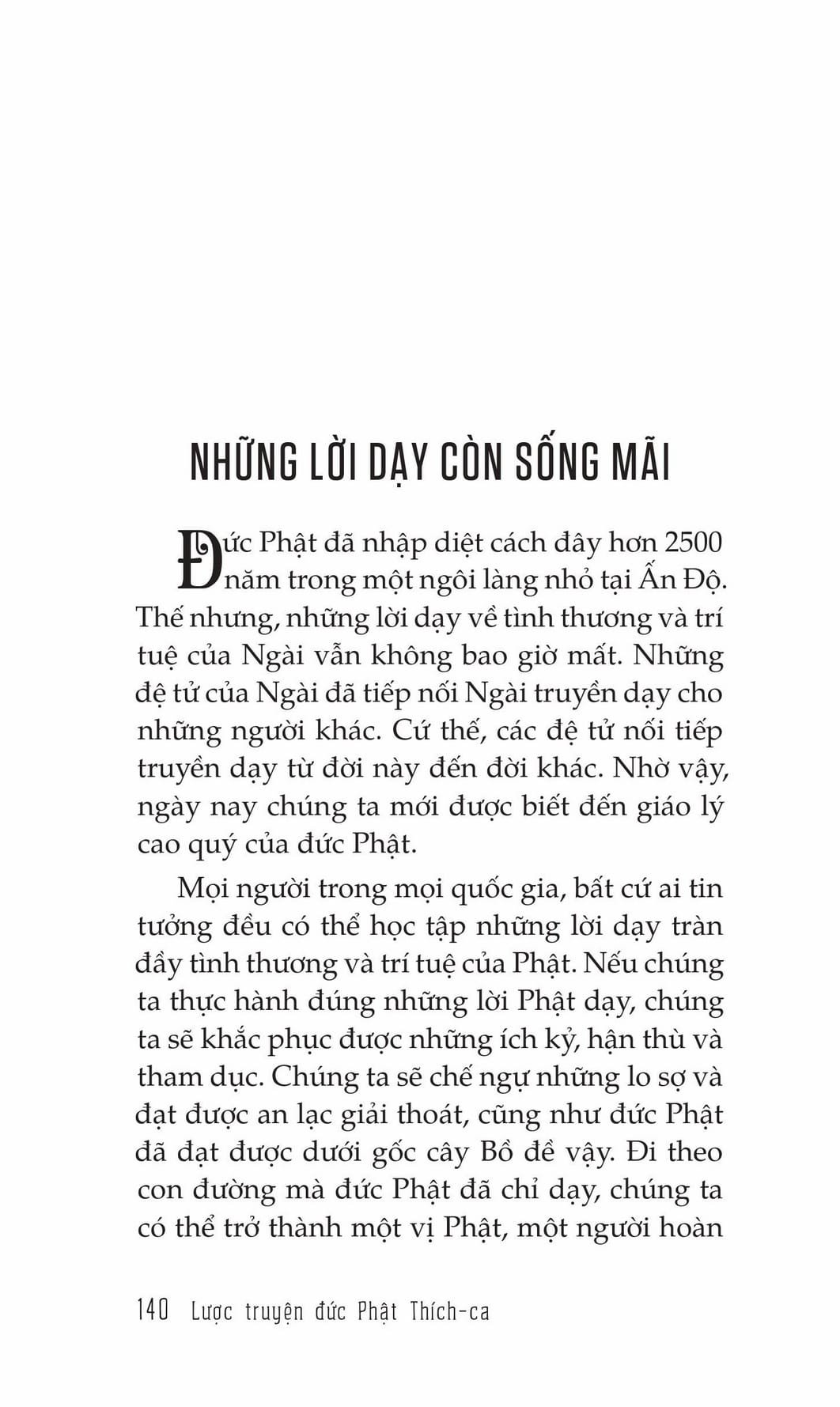 Lược Truyện Đức Phật Thích Ca