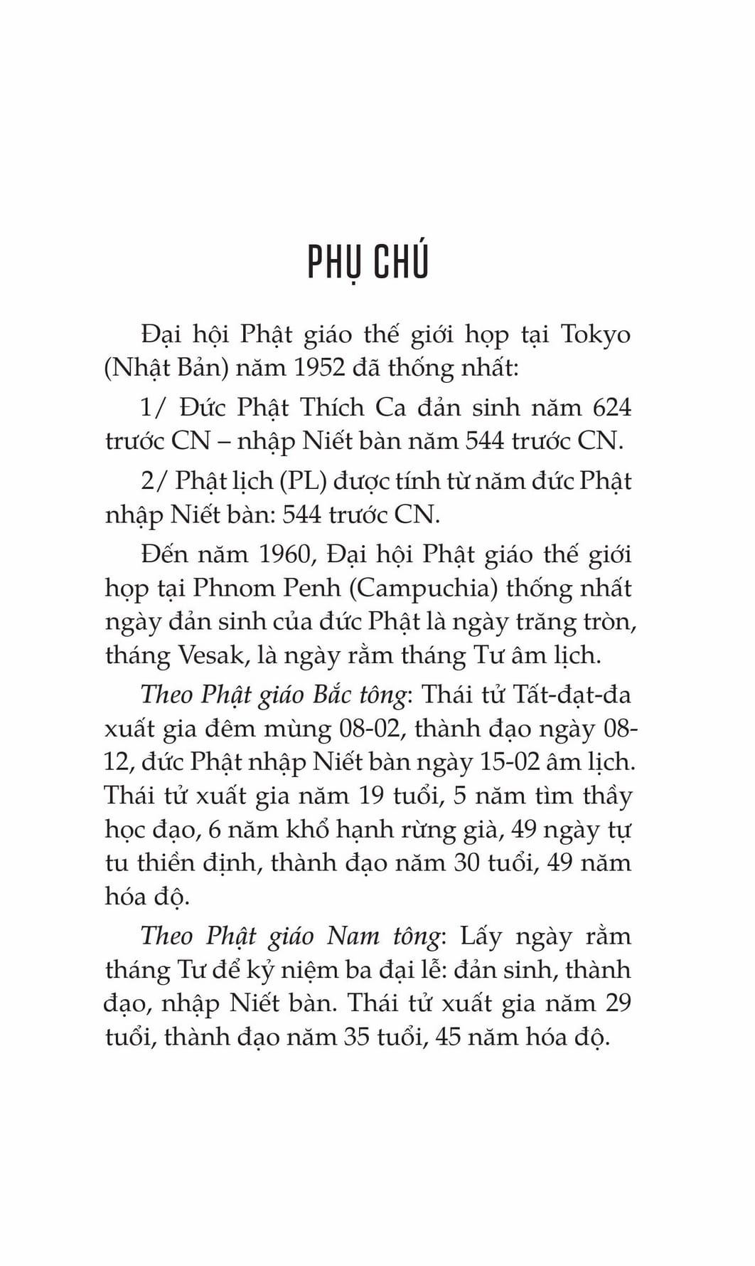 Lược Truyện Đức Phật Thích Ca