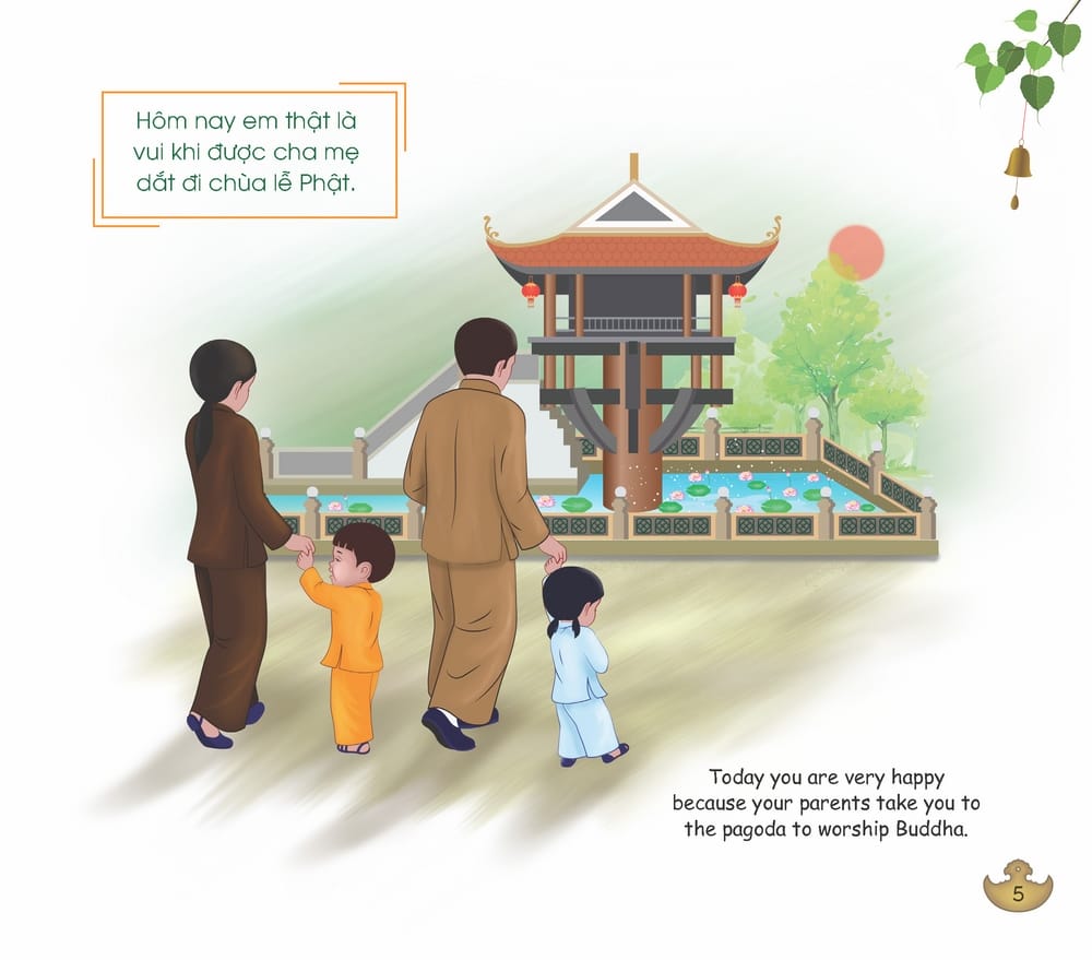 Bài Học Em Đến Chùa