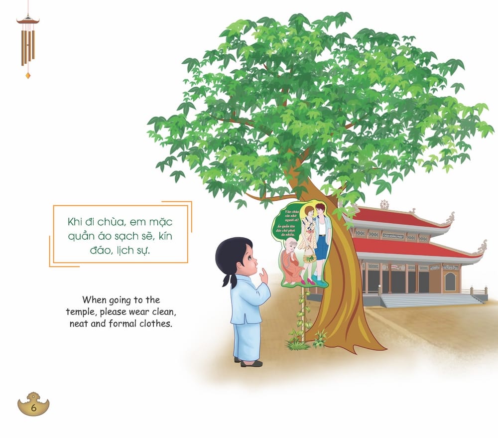 Bài Học Em Đến Chùa