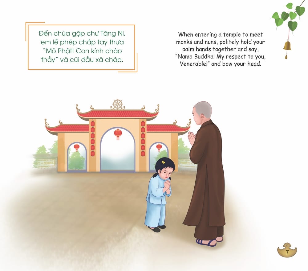 Bài Học Em Đến Chùa