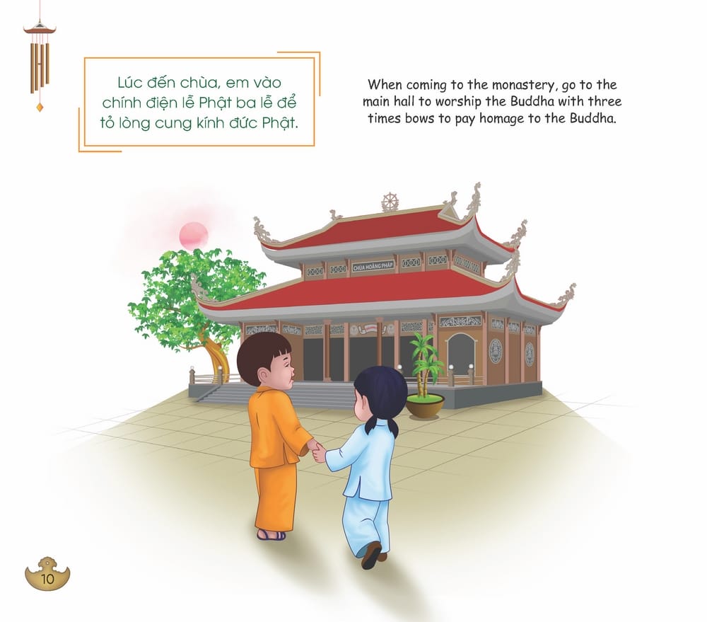 Bài Học Em Đến Chùa