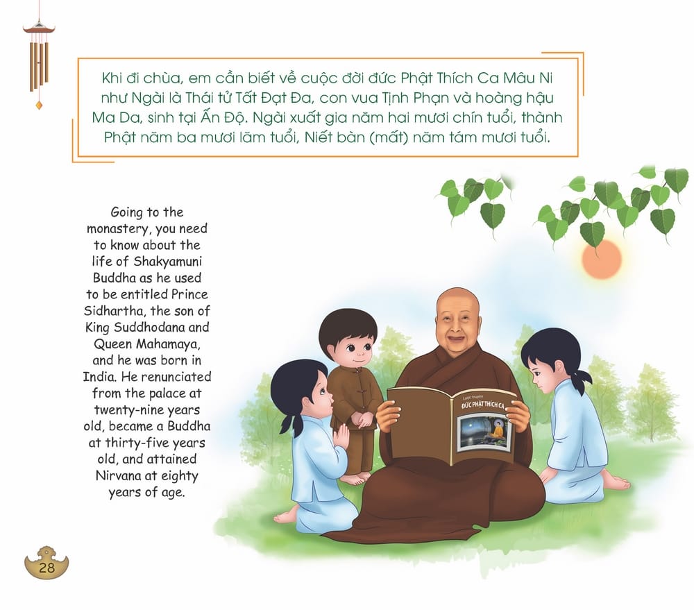 Bài Học Em Đến Chùa