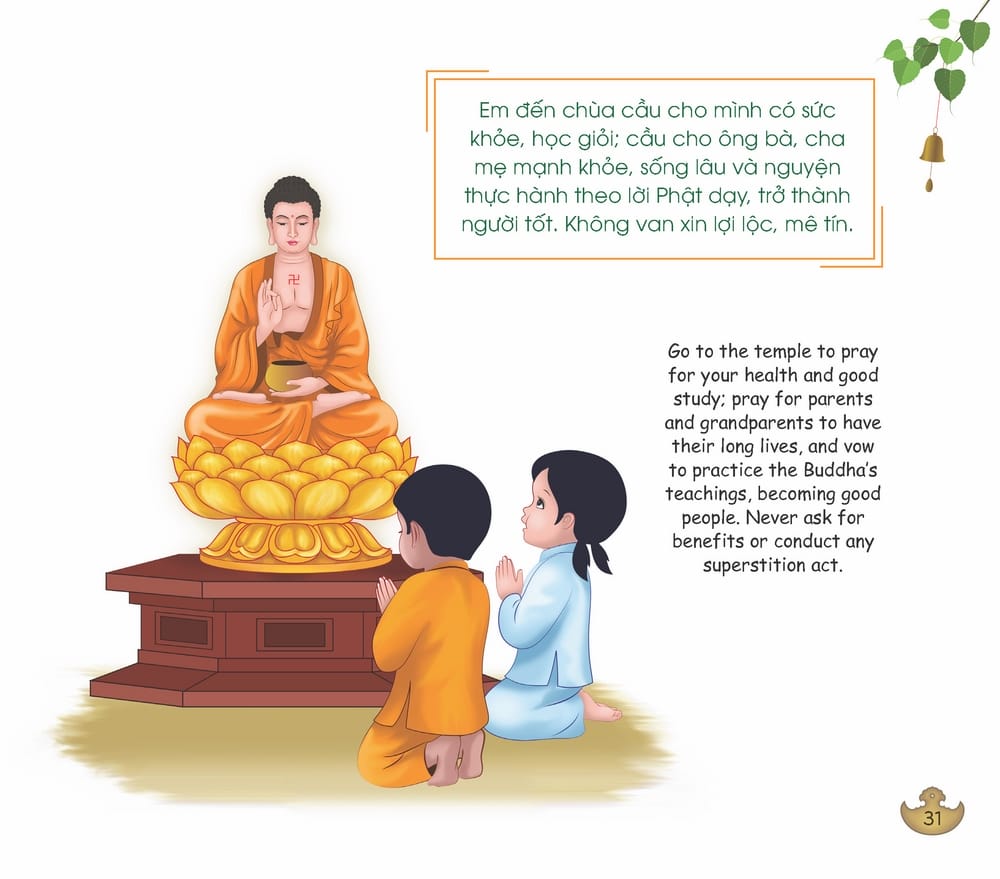 Bài Học Em Đến Chùa