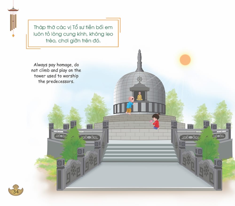 Bài Học Em Đến Chùa