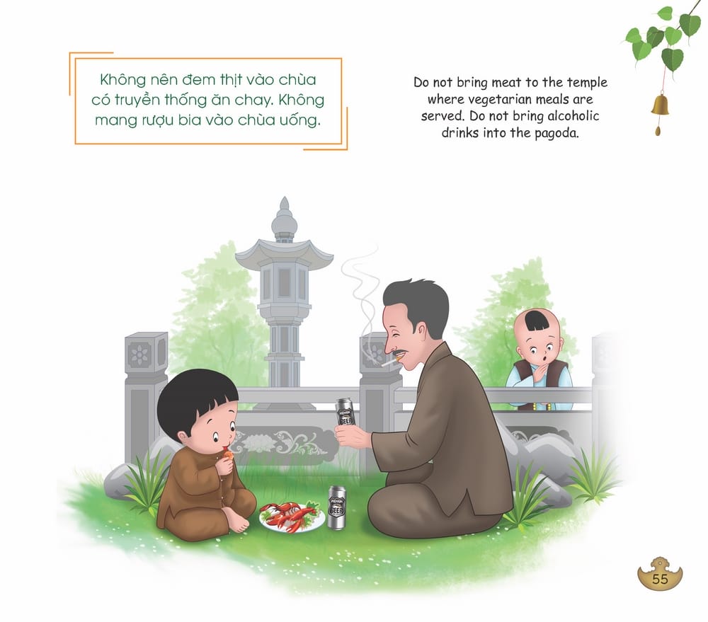 Bài Học Em Đến Chùa