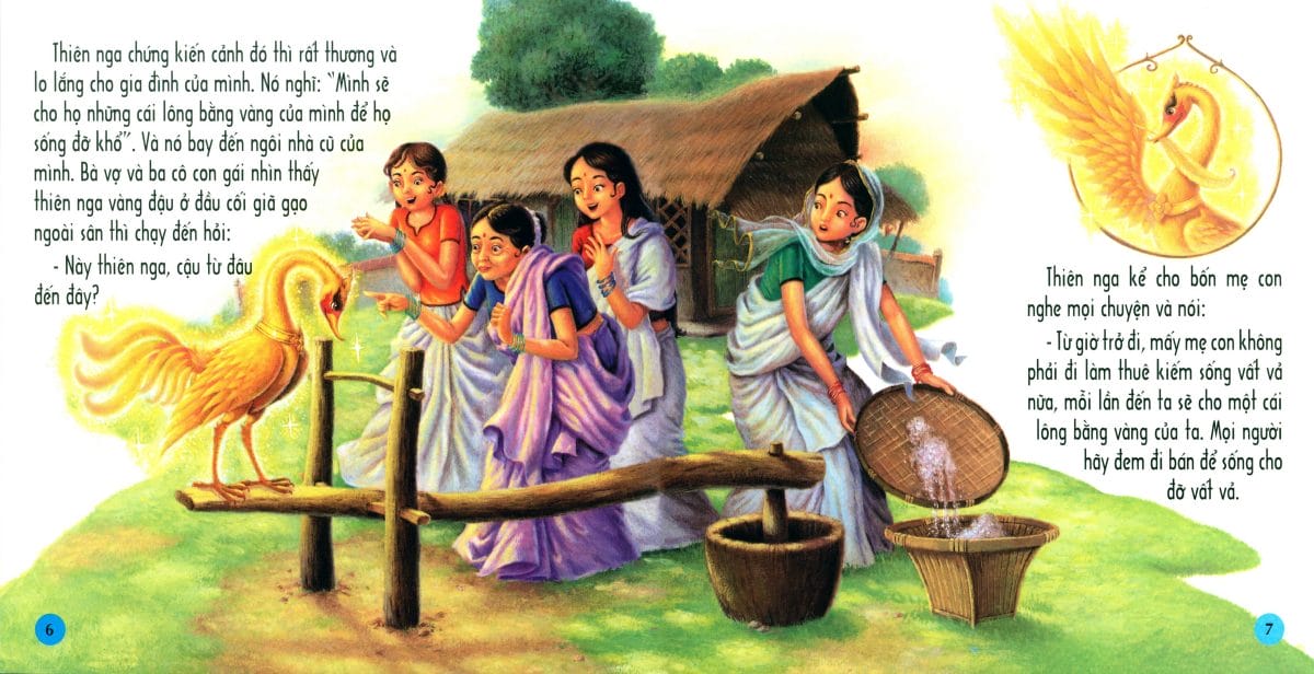 Thiên Nga Vàng - Truyện cổ Phật giáo Thái Lan