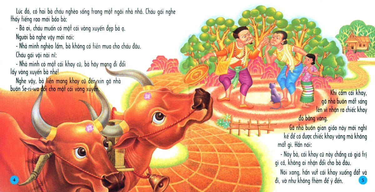 Chiếc khay vàng - Truyện cổ Phật giáo Thái Lan