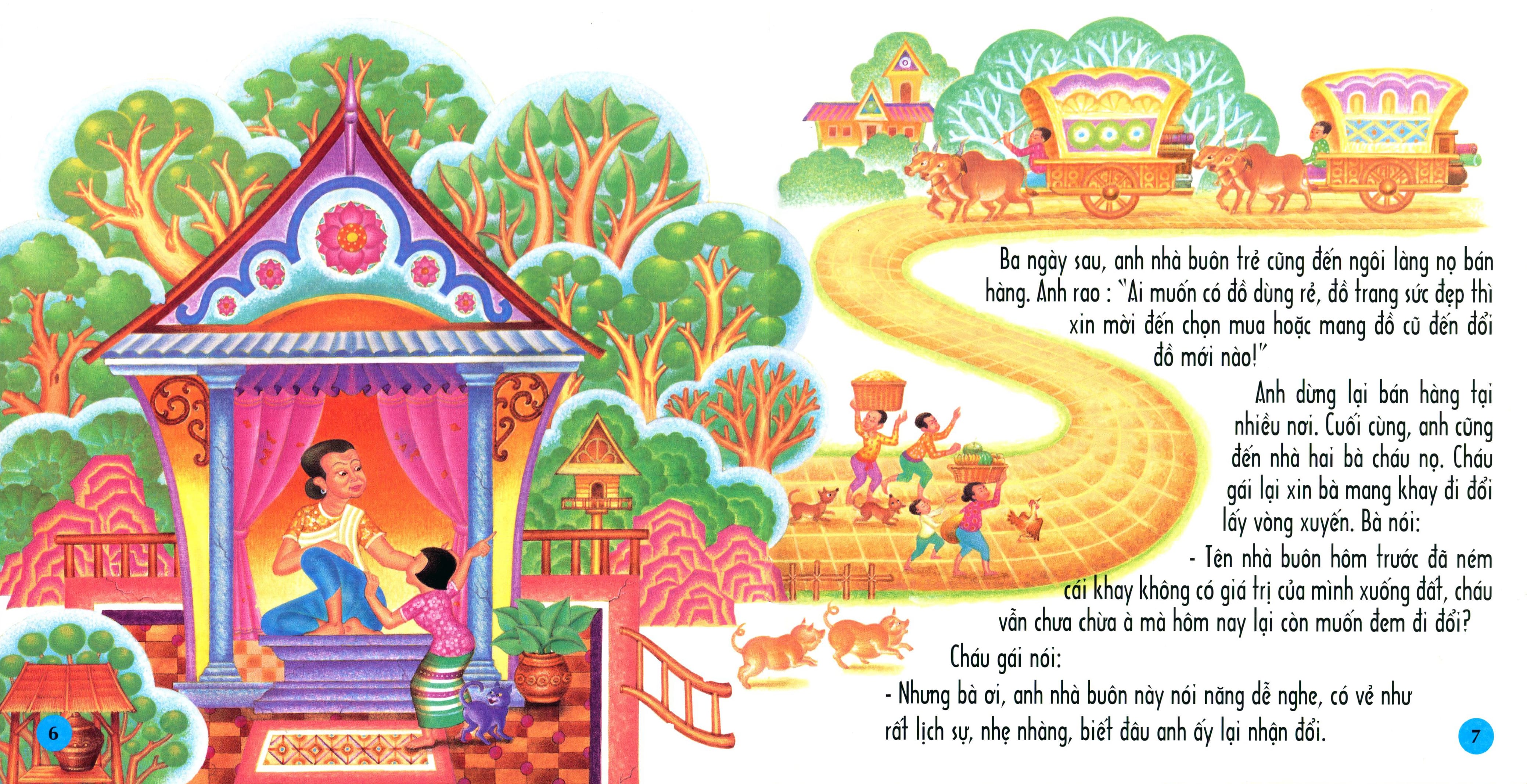 Chiếc khay vàng - Truyện cổ Phật giáo Thái Lan