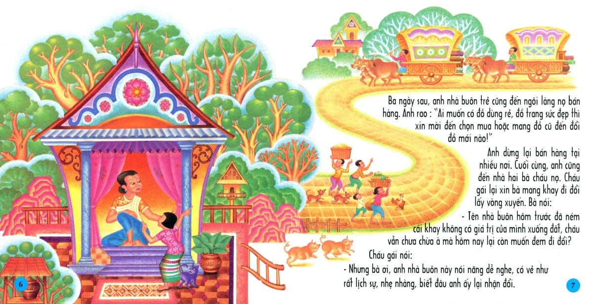 Chiếc khay vàng - Truyện cổ Phật giáo Thái Lan