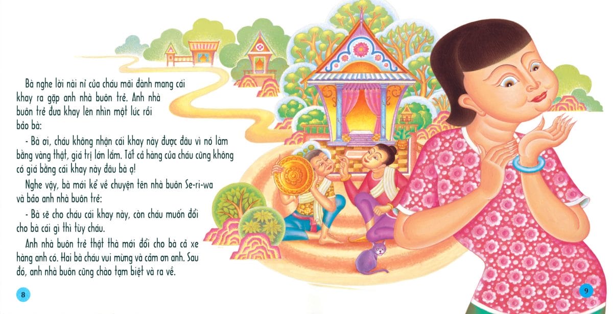 Chiếc khay vàng - Truyện cổ Phật giáo Thái Lan