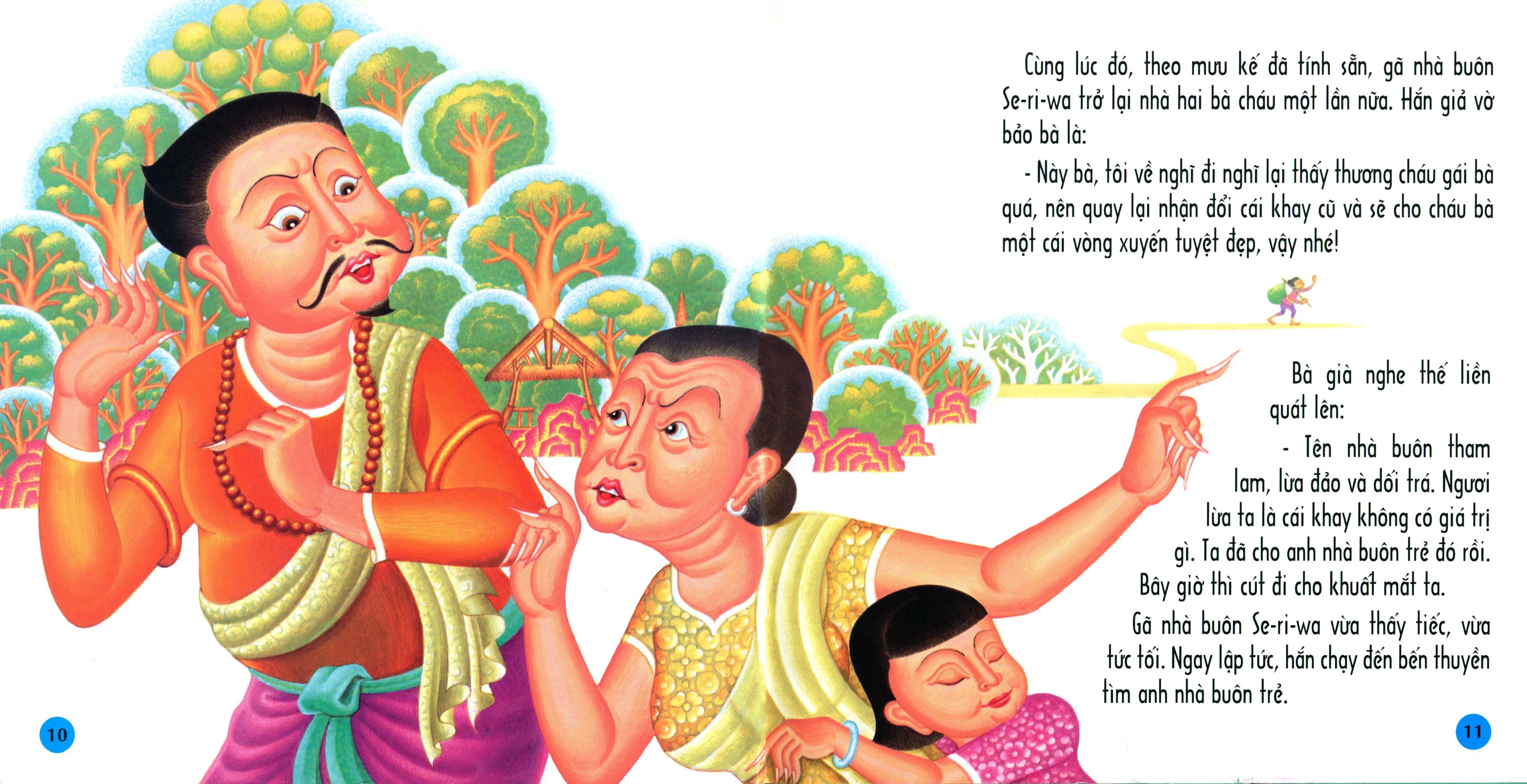 Chiếc khay vàng - Truyện cổ Phật giáo Thái Lan