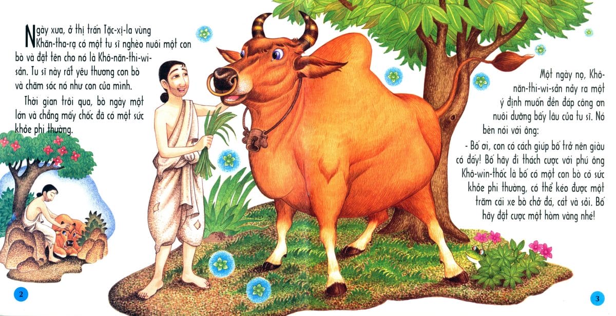 Chú bò phi thường - Truyện cổ Phật giáo Thái Lan