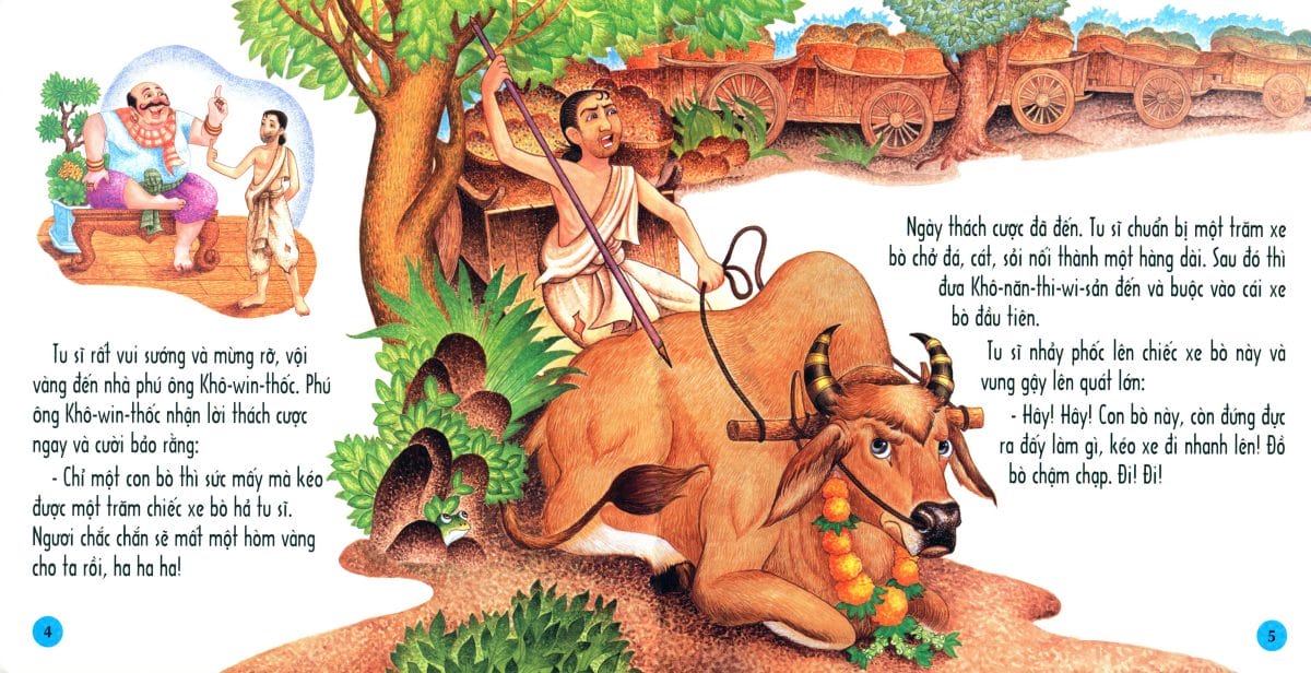 Chú bò phi thường - Truyện cổ Phật giáo Thái Lan