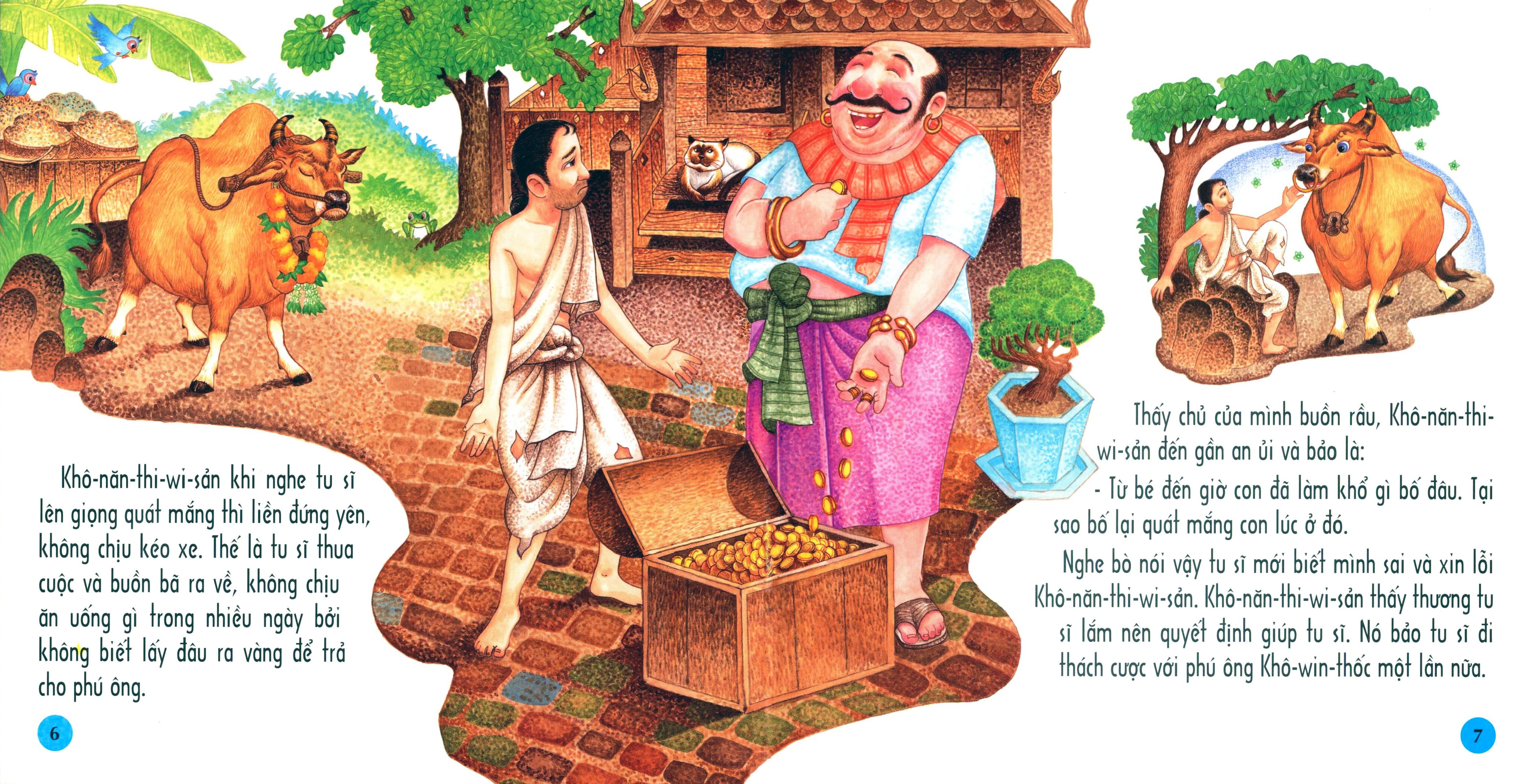 Chú bò phi thường - Truyện cổ Phật giáo Thái Lan