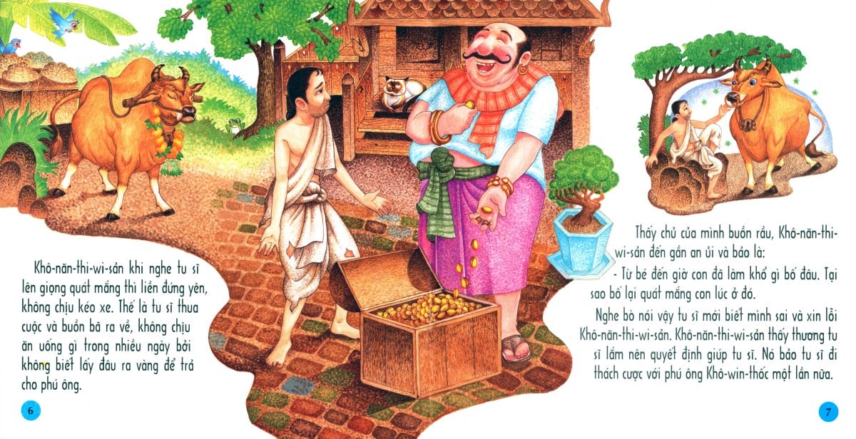 Chú bò phi thường - Truyện cổ Phật giáo Thái Lan