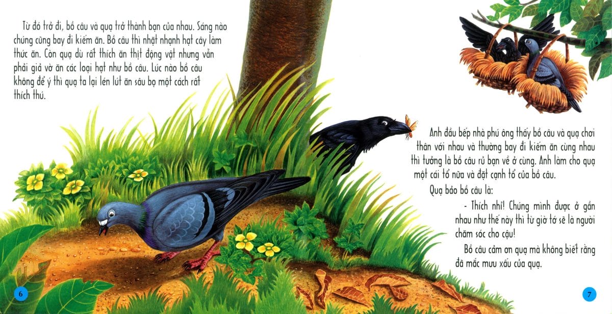 Con quạ gian xảo - Truyện cổ Phật giáo Thái Lan