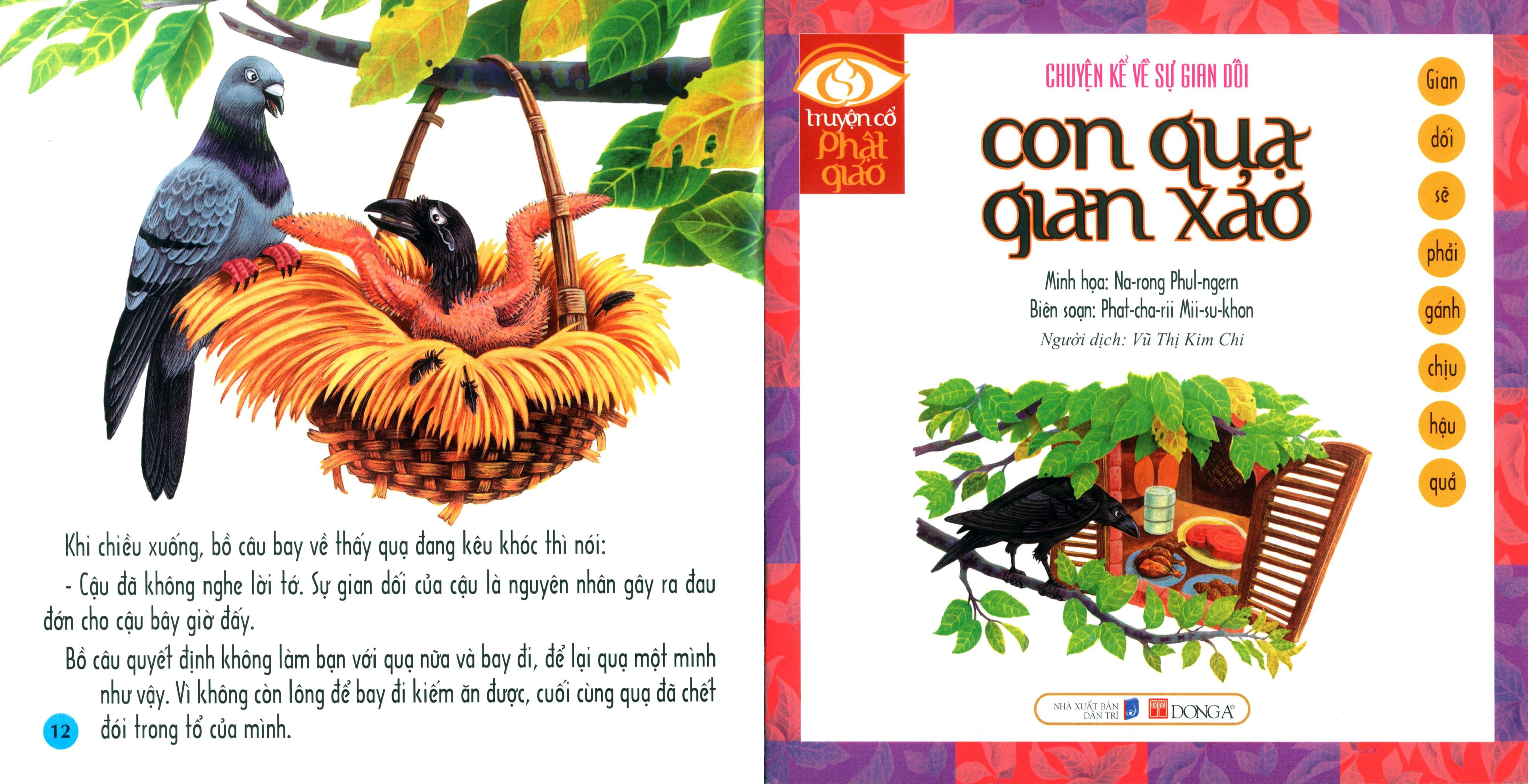 Con quạ gian xảo - Truyện cổ Phật giáo Thái Lan