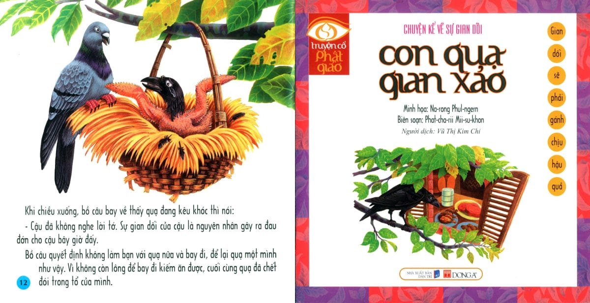 Con quạ gian xảo - Truyện cổ Phật giáo Thái Lan