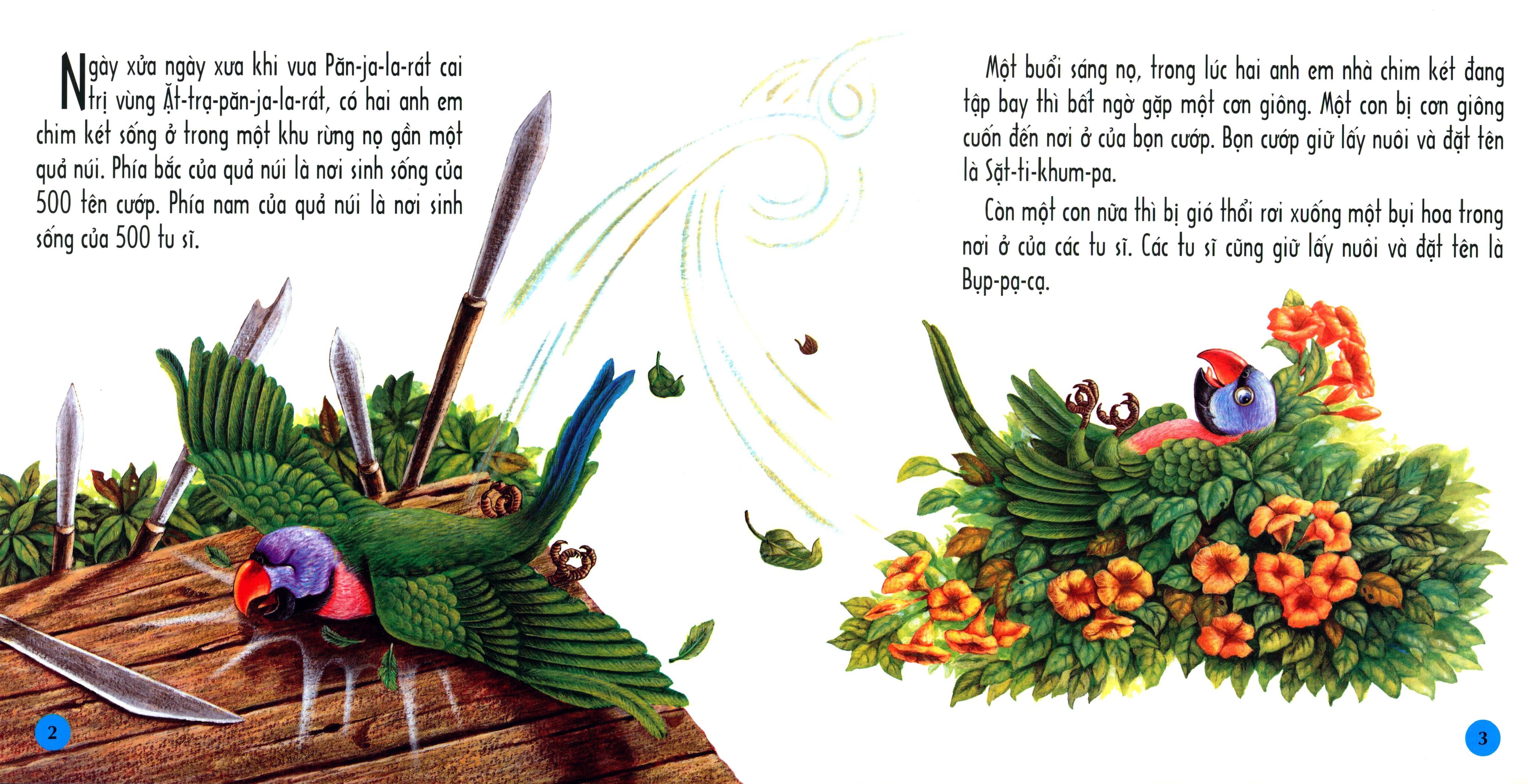 Hai con chim két - Truyện cổ Phật giáo Thái Lan