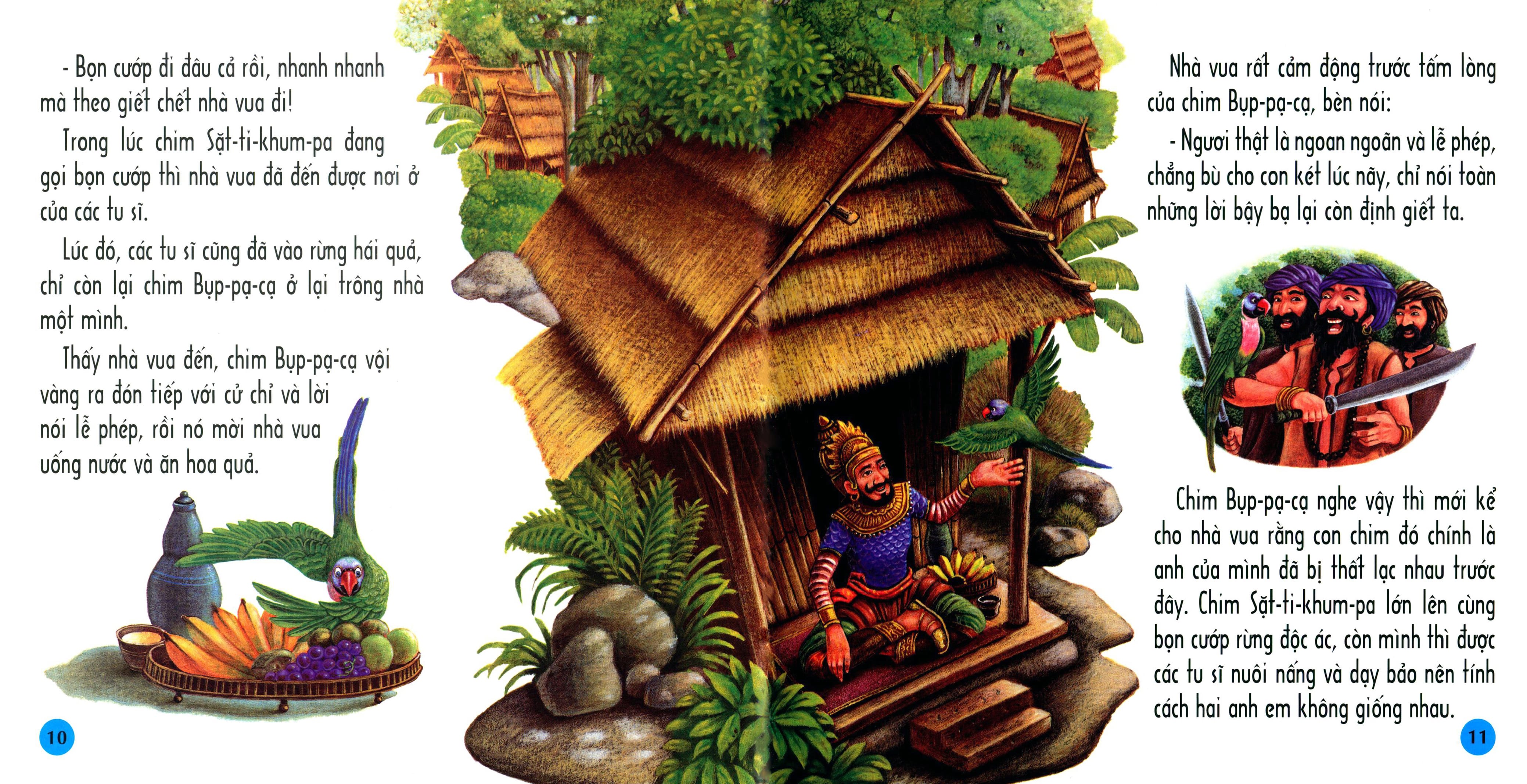 Hai con chim két - Truyện cổ Phật giáo Thái Lan