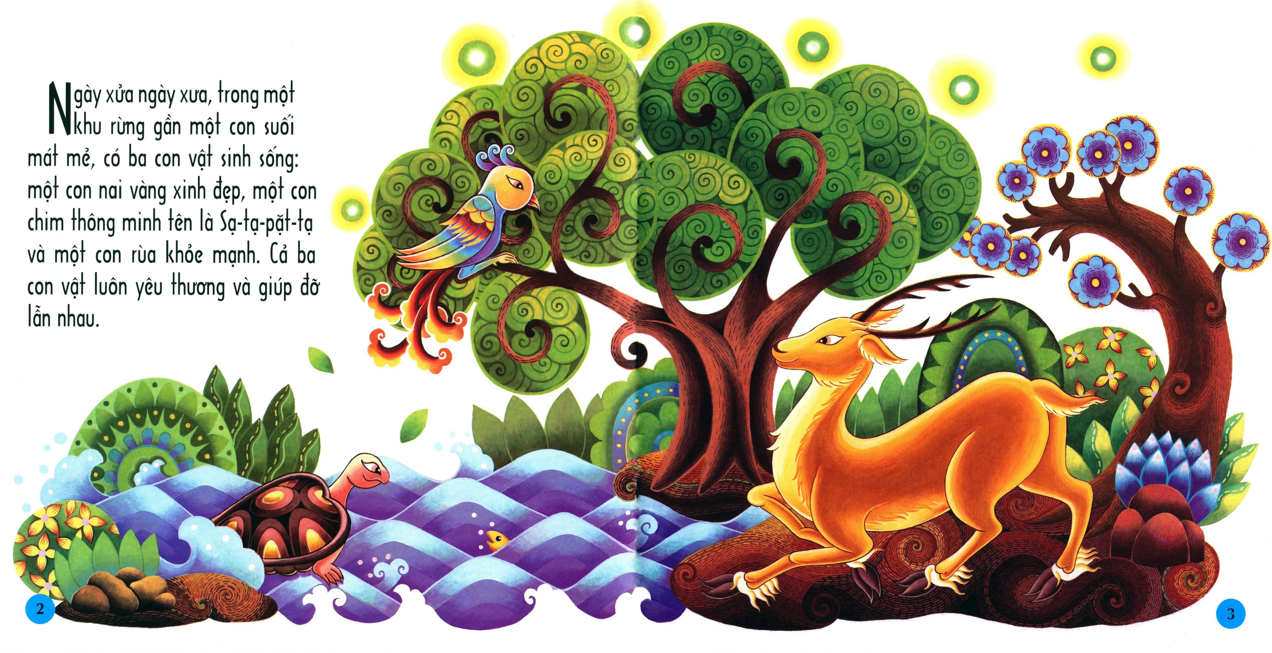 Ba người bạn thân - Truyện cổ Phật giáo Thái Lan