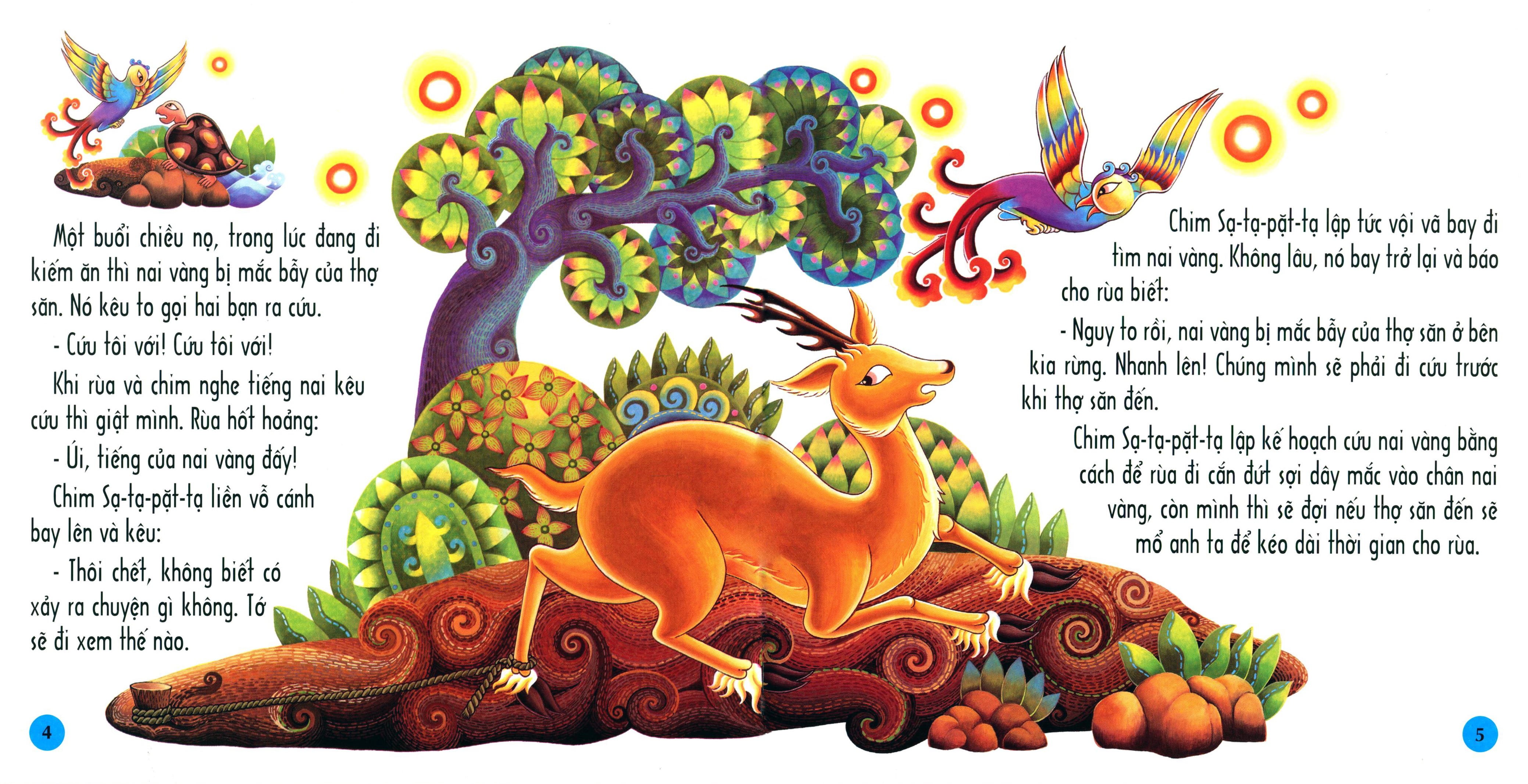 Ba người bạn thân - Truyện cổ Phật giáo Thái Lan